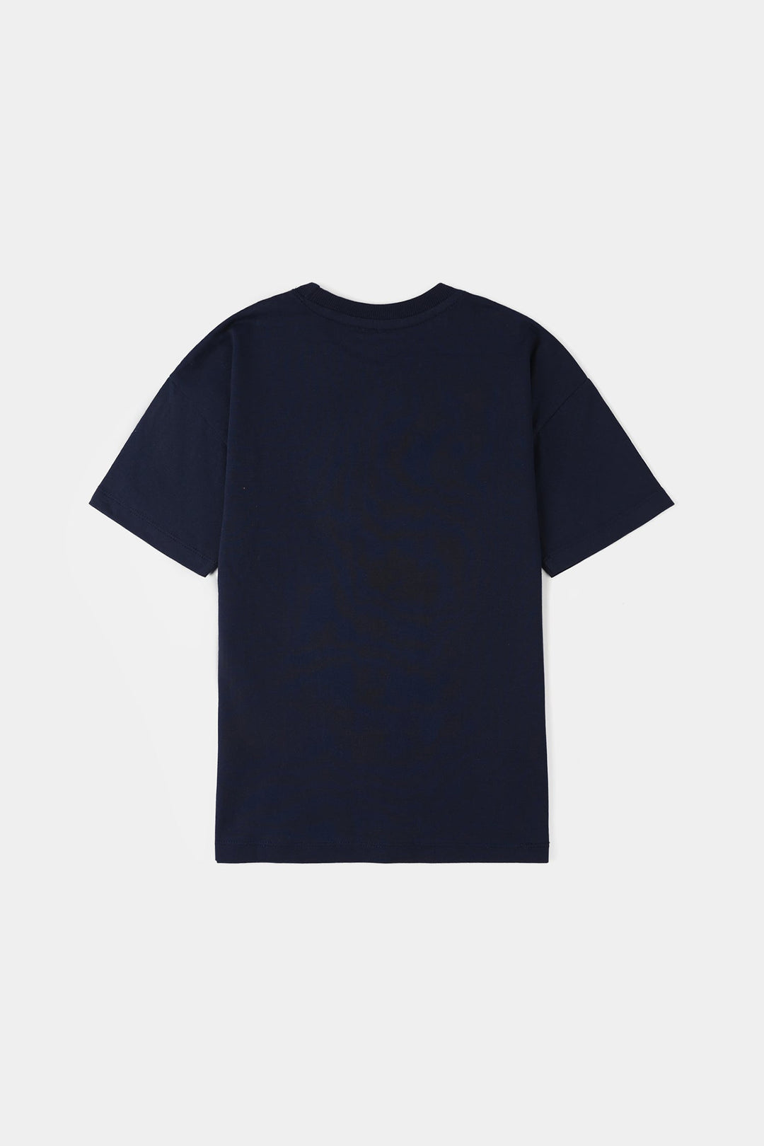 Boys Jersey/Terry T-Shirt Basketball - Navy Blue