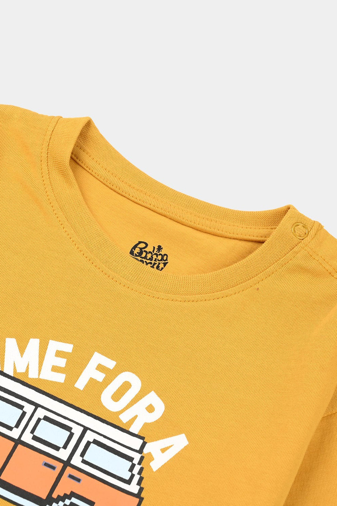 Infant Boys Jersey/Terry T-Shirt (Road Trip) - Yellow