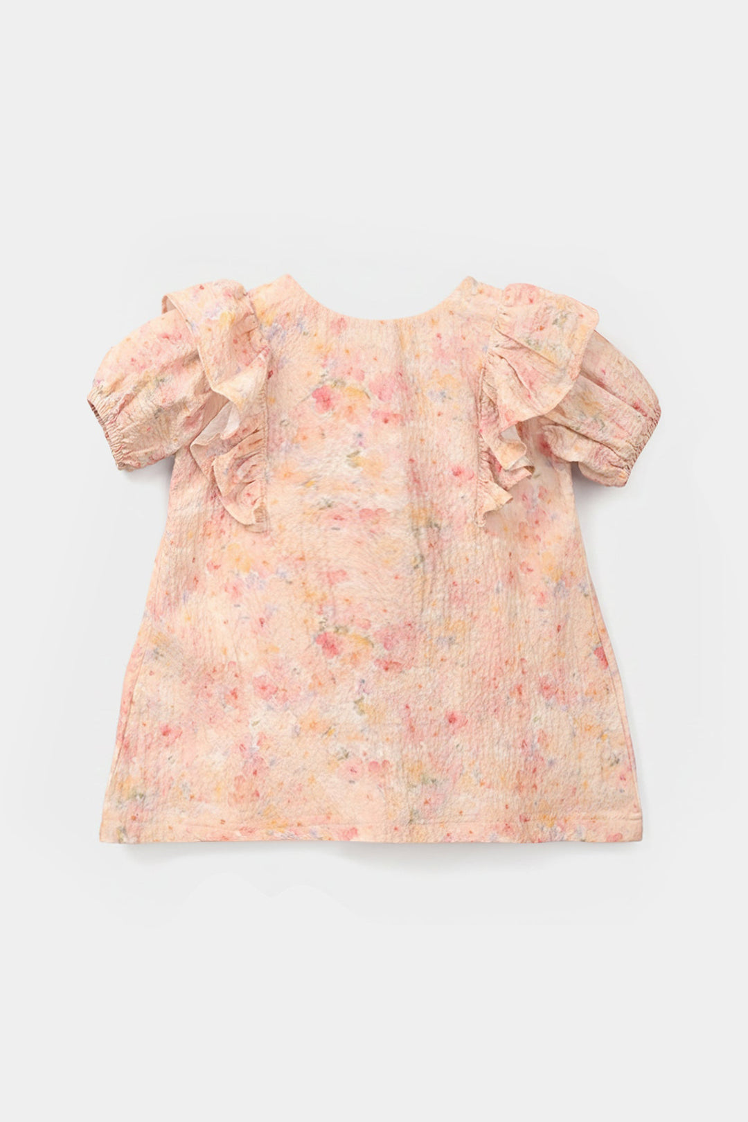 Infant Girls Poly Crinkle 2 Pc Suit - Multi