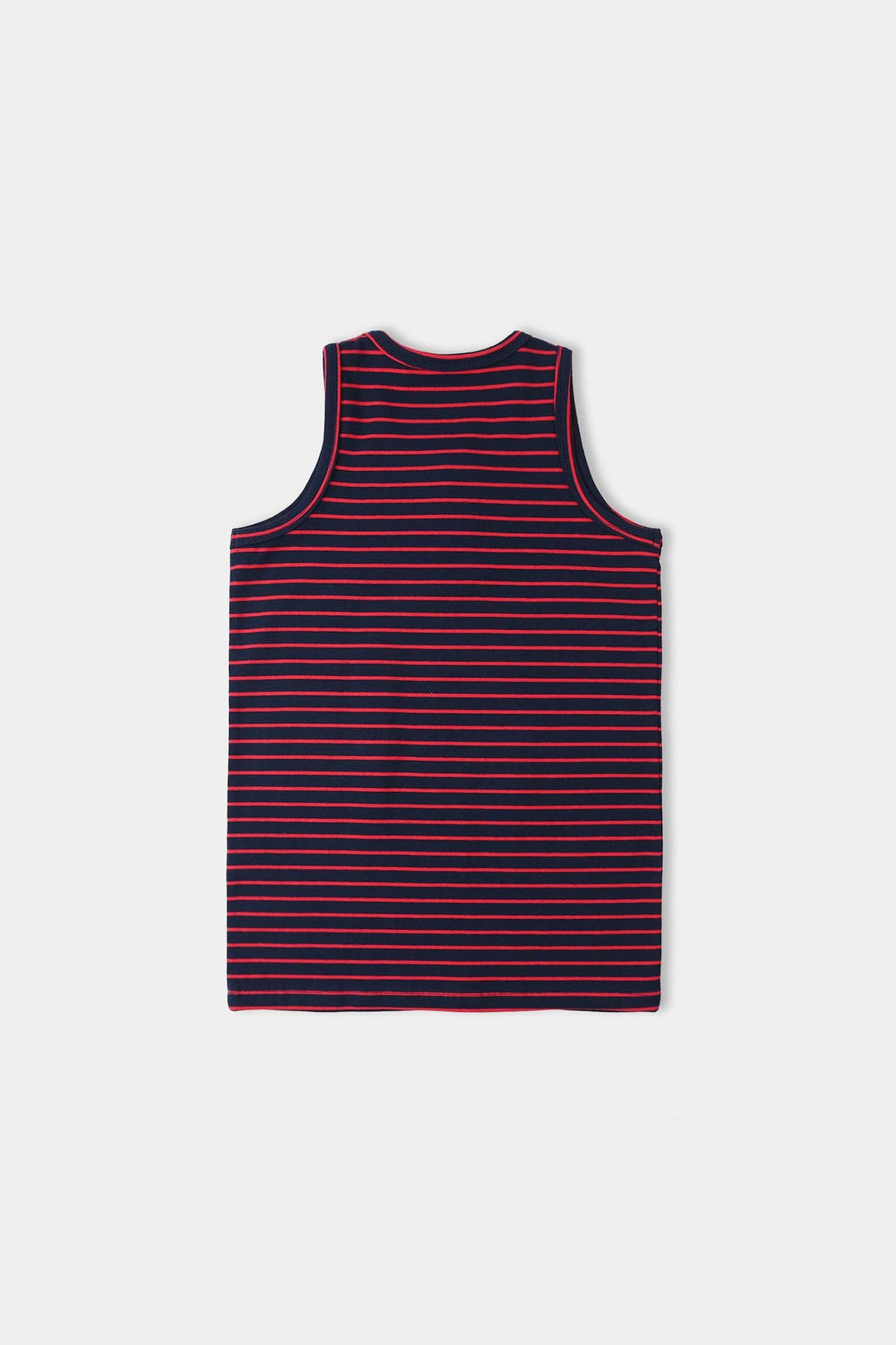 Boys Yarn Dyed Sando Adventure - Navy