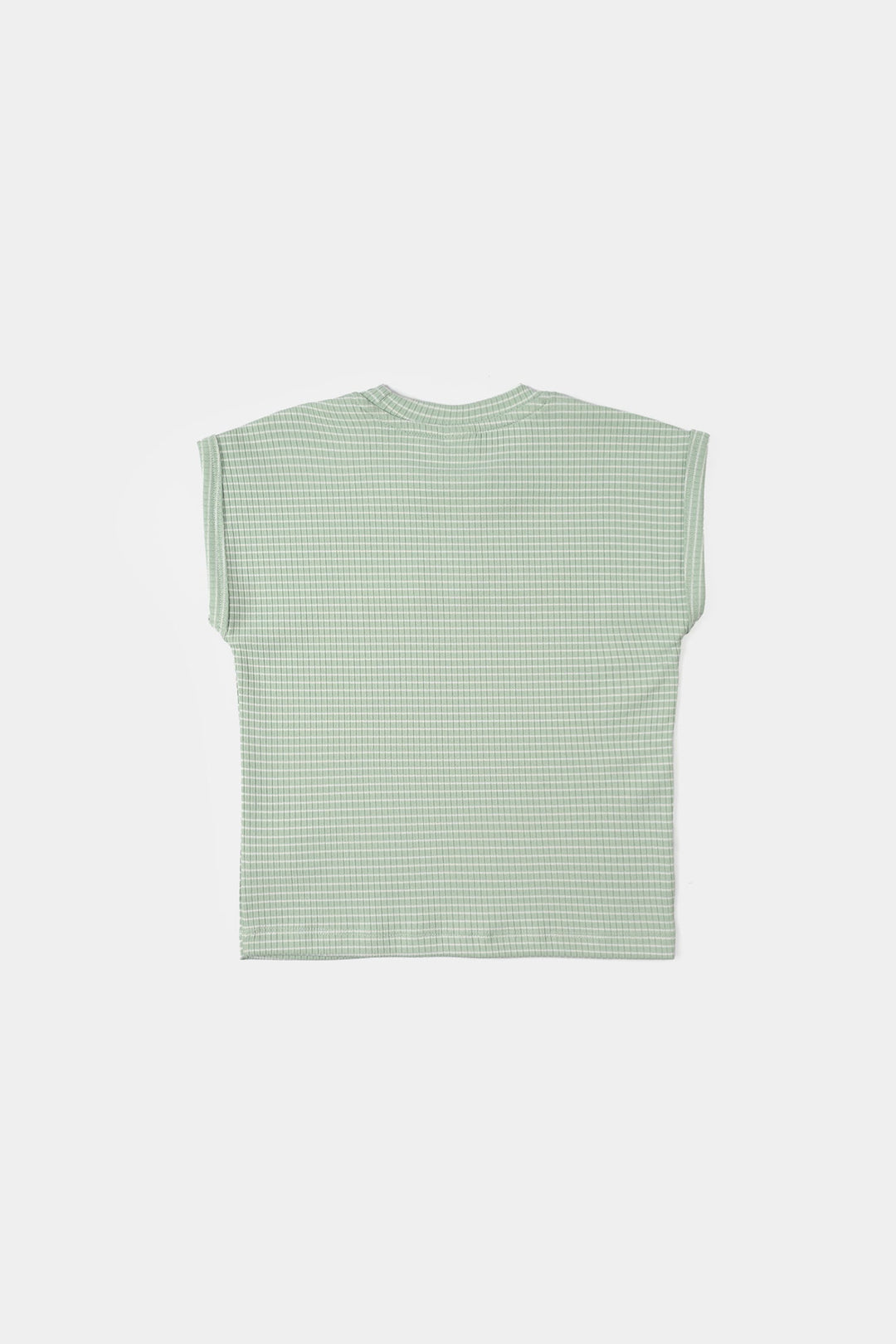 Infant Boys 2x1 Rib Sando (Chill In All Day) - Green