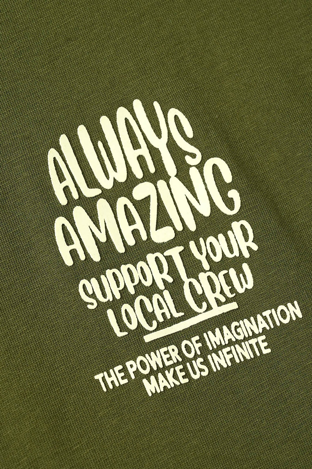 Boys Jersey/Terry  T-Shirt Always - Olive Green