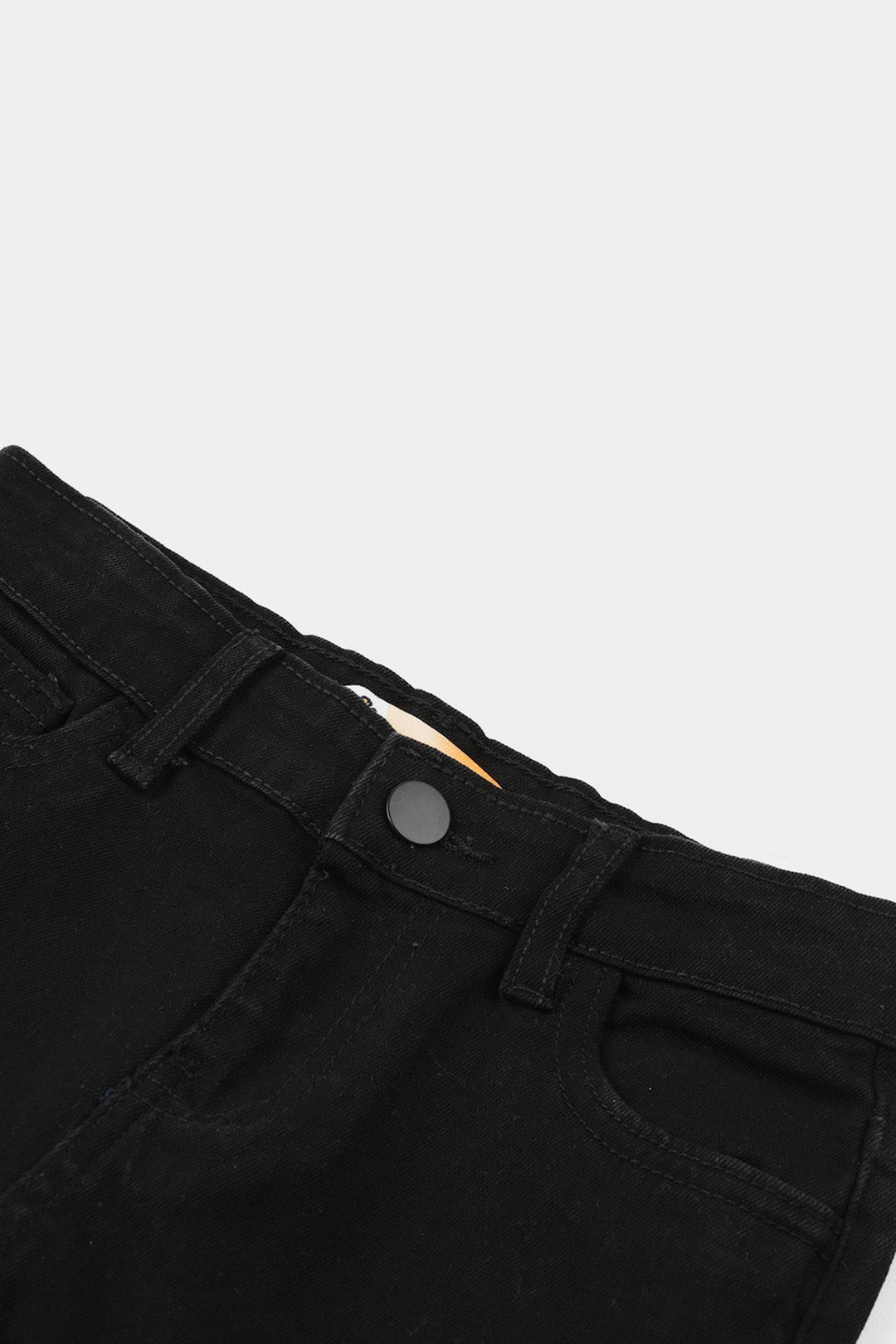 Boys Denim Stretch Shorts Basic - Black