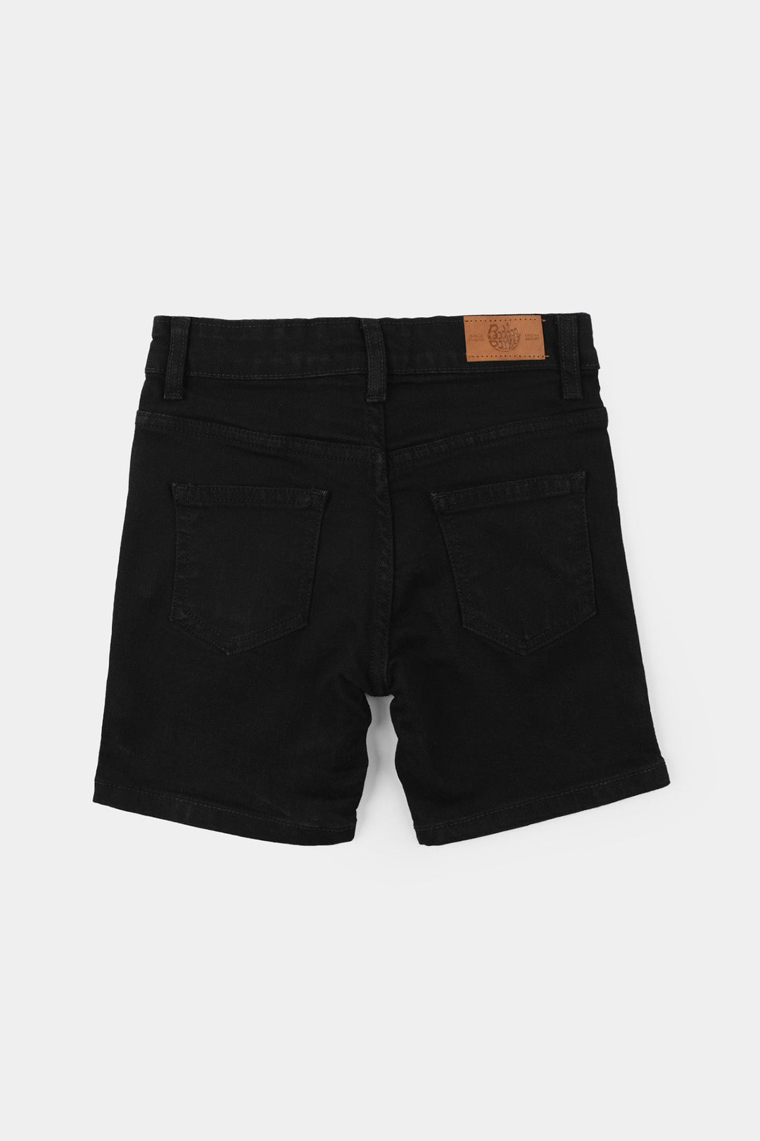 Boys Denim Stretch Shorts Basic - Black