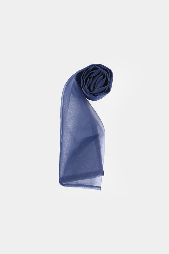 Girls Raw Silk 4Pcs Blossom - Navy Blue