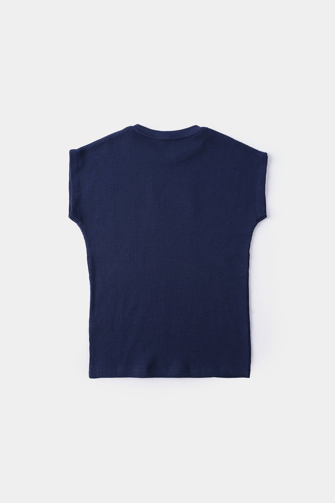 Boys Thermal Sando Calm Feelings - Navy Blue