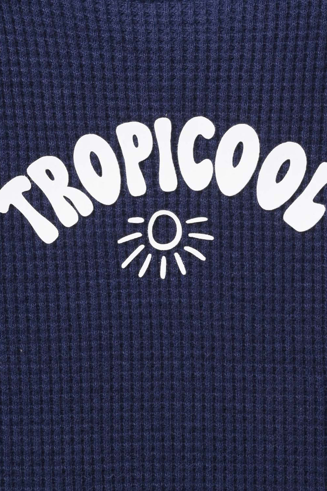 Infant Boys Thermal Sando (Tropicool) - Navy Blue