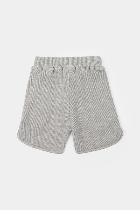 Boys Thermal Shorts Tree - Grey