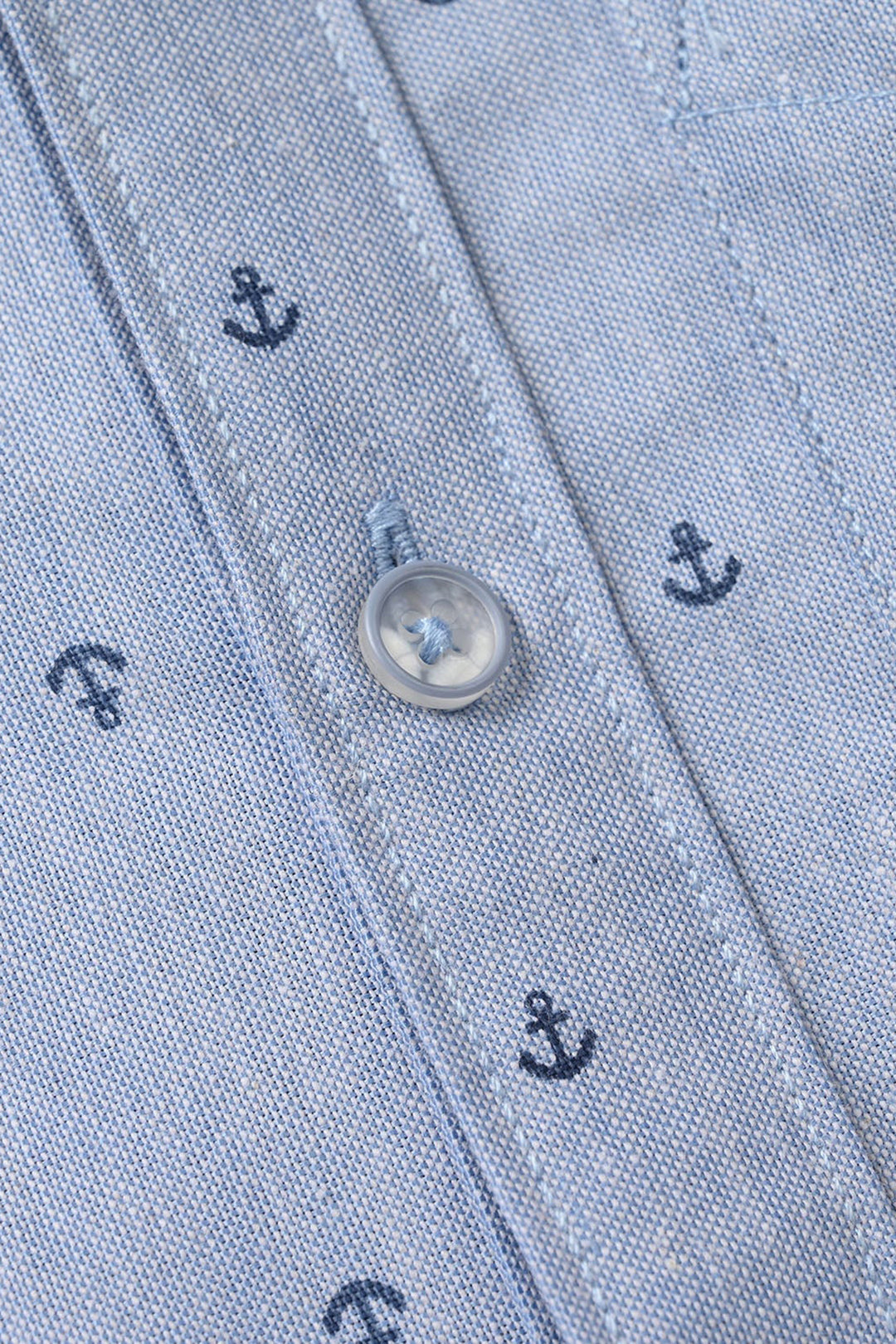 Boys Oxford Shirt (Anchor) - Blue