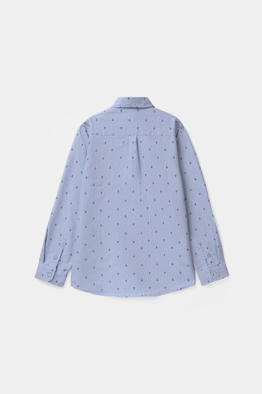 Boys Oxford Shirt (Anchor) - Blue