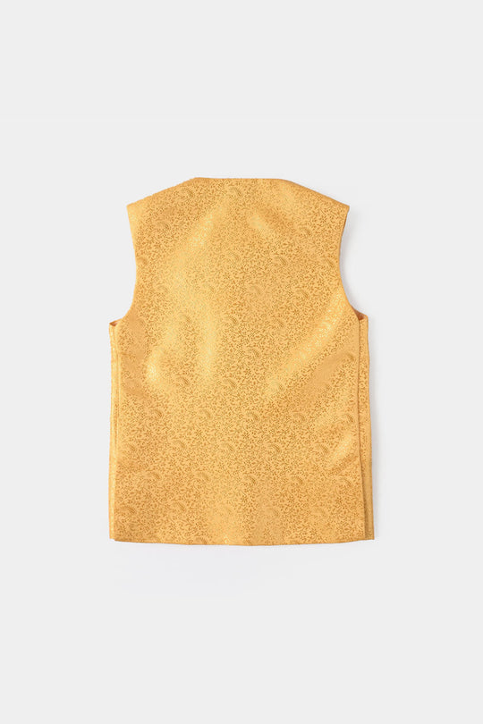 Infant Boys Poly Viscos Waist Coat (Essential Yellow)