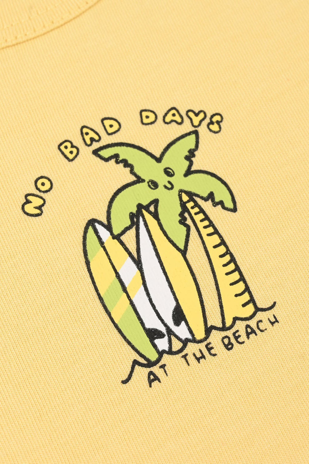 Infant Boys Jersey/Terry Sando (No Bad Day) - Yellow