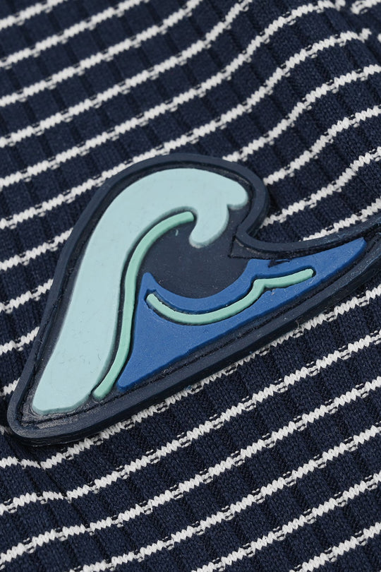 Boys Jacquard Shorts (Wave) - Blue