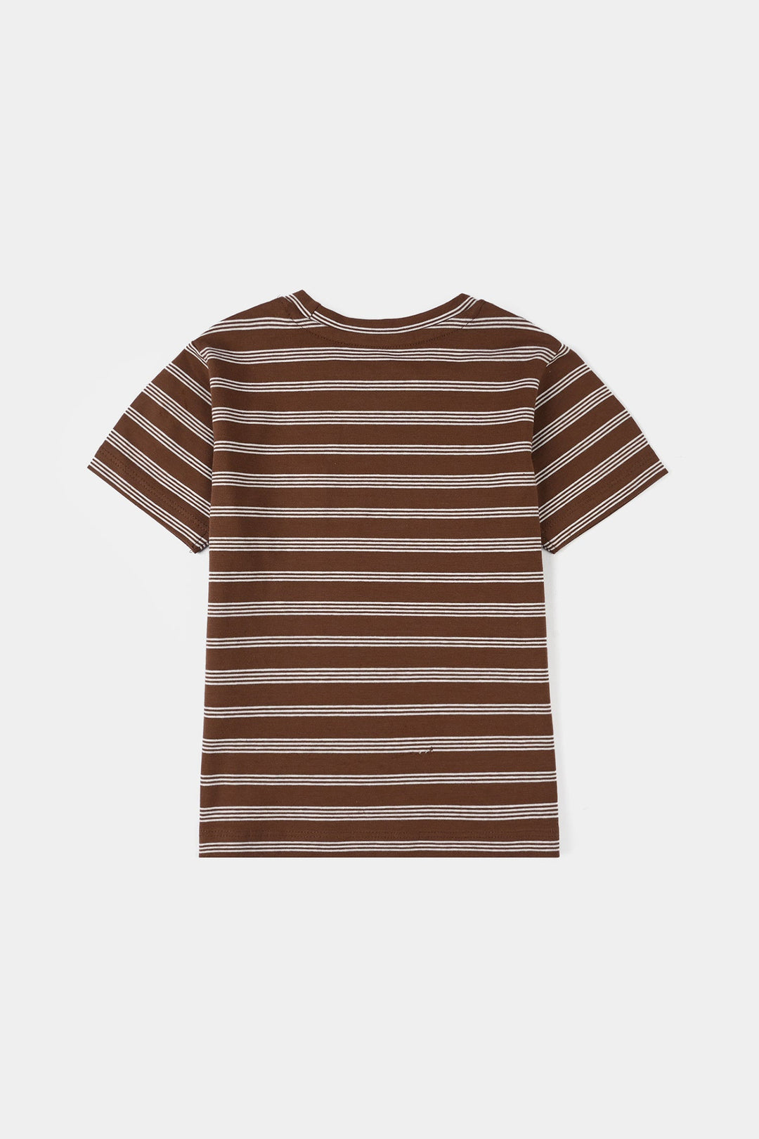 Infant Boys Yarn Dyed Suit Bear - Brown