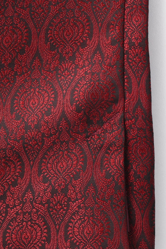 Infant Boys Poly Viscos Waist Coat - Red