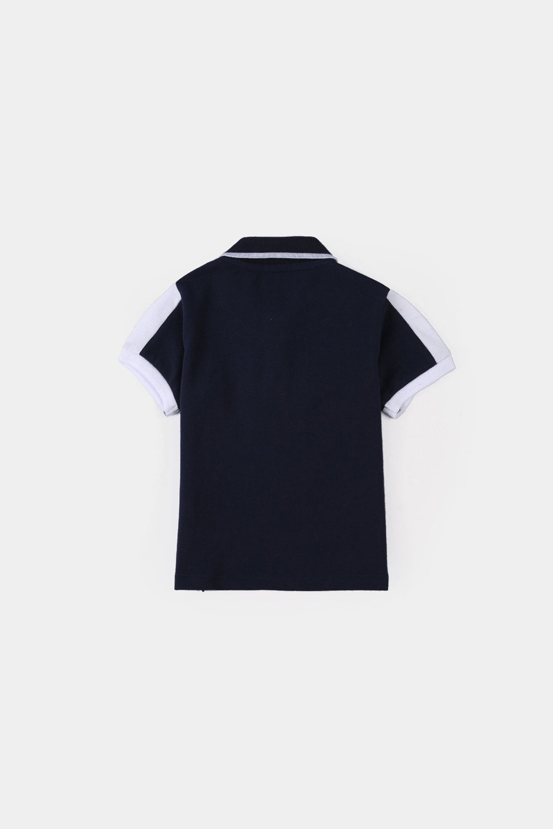 Infant Boys Cotton PK Polo Peanut - Navy Blue