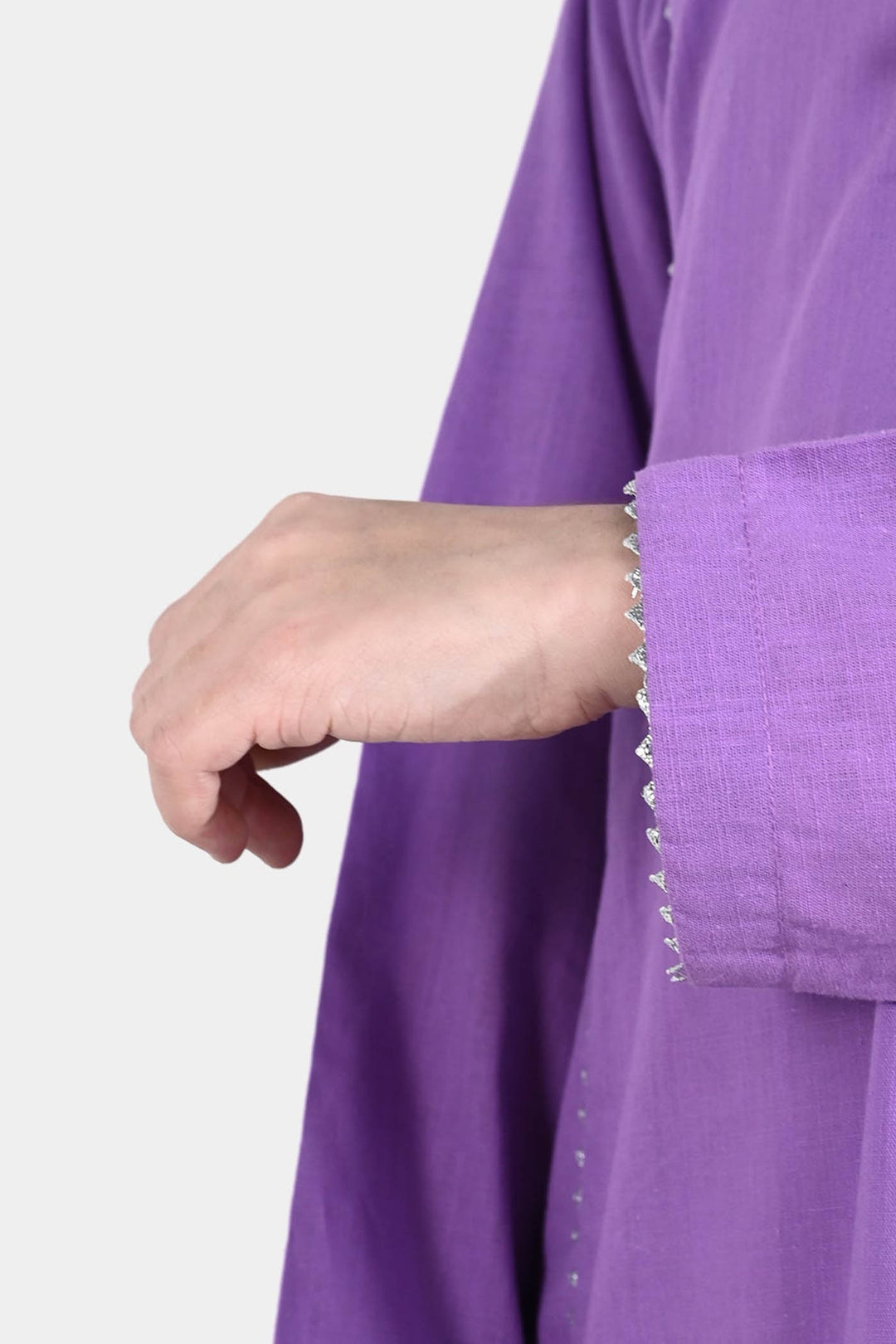 Girls Cotton Slub 2Pcs - Lavender/Purple