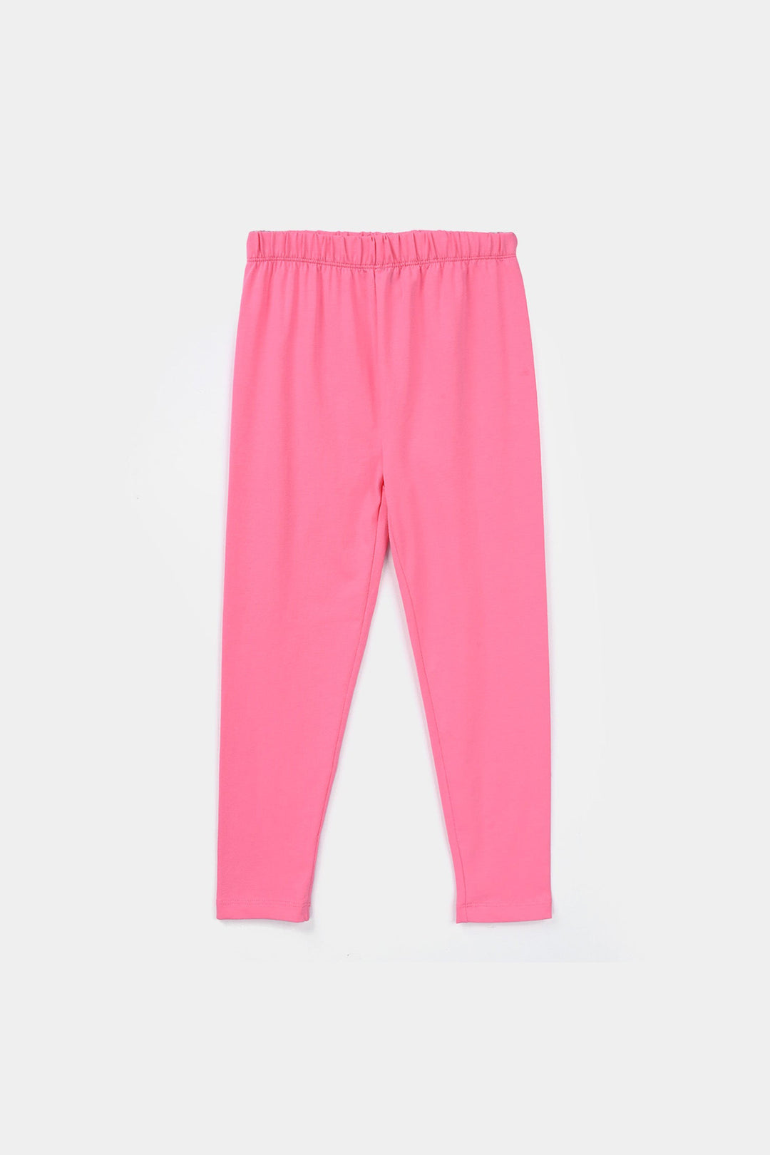 Girls Lycra Jersey Tights - Hot Pink