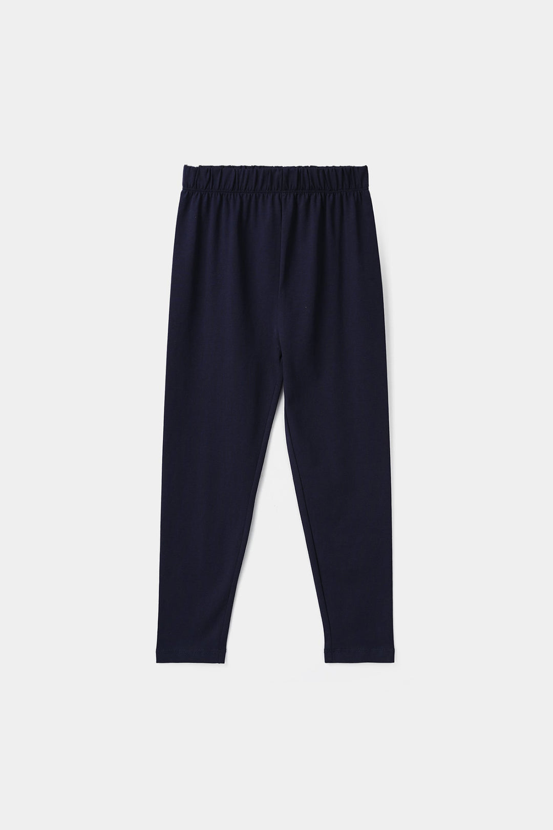 Girls Lycra Jersey Tights - Navy