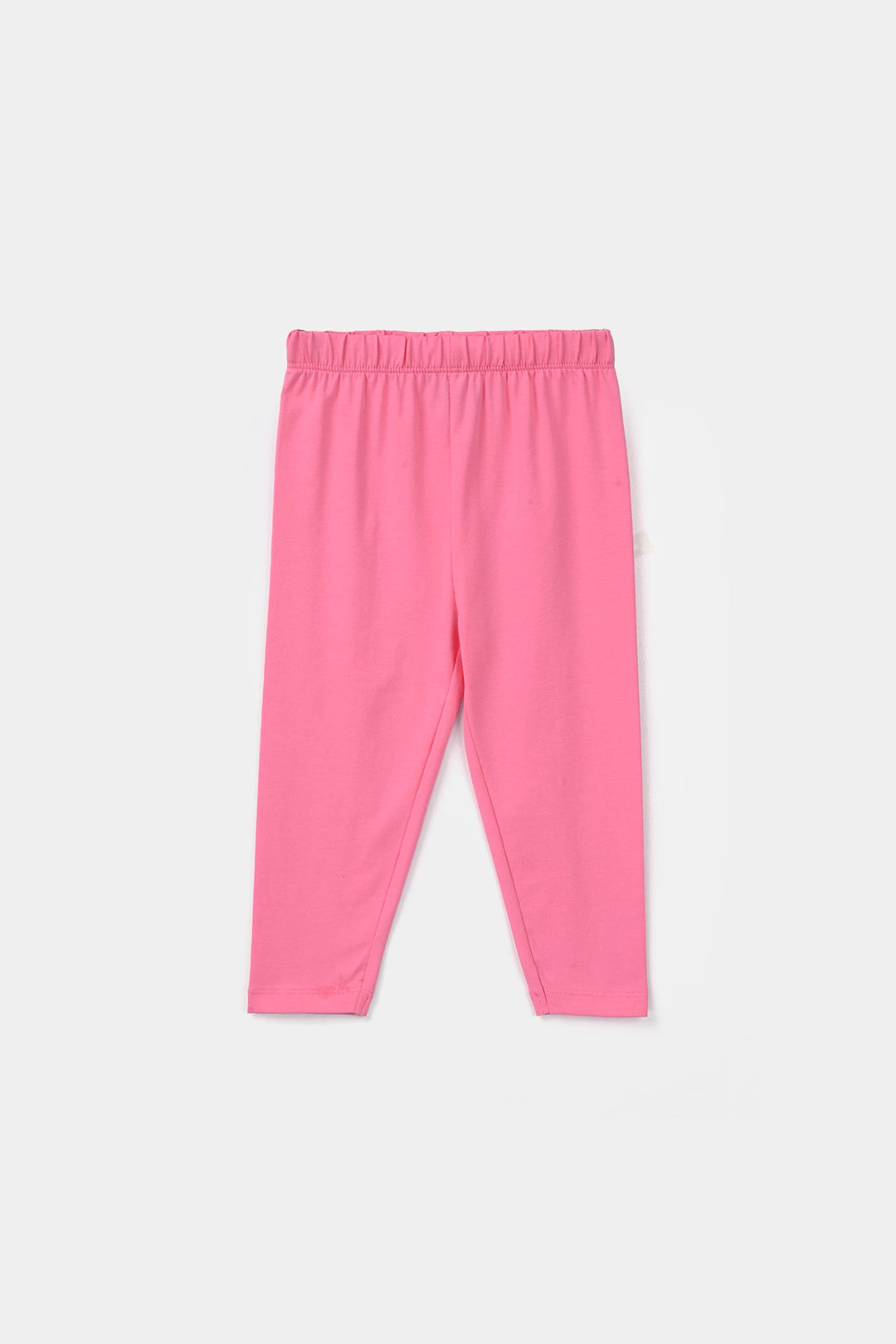Infant Girls Lycra Jersey Tights - Hot Pink