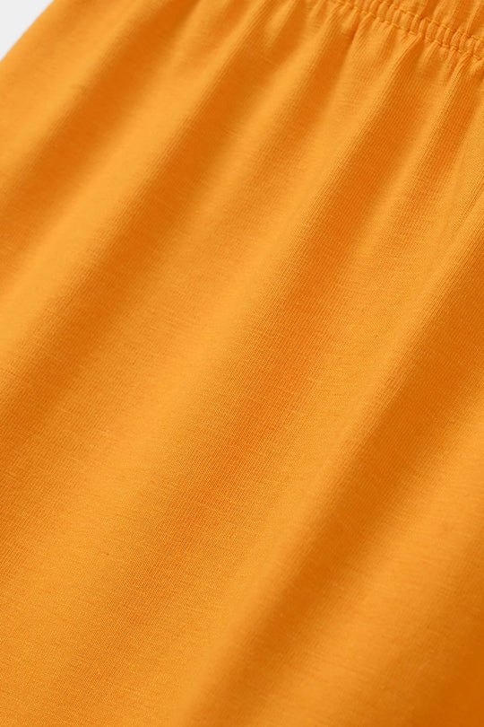 Infant Girls Lycra Jersey Tights - Yellow