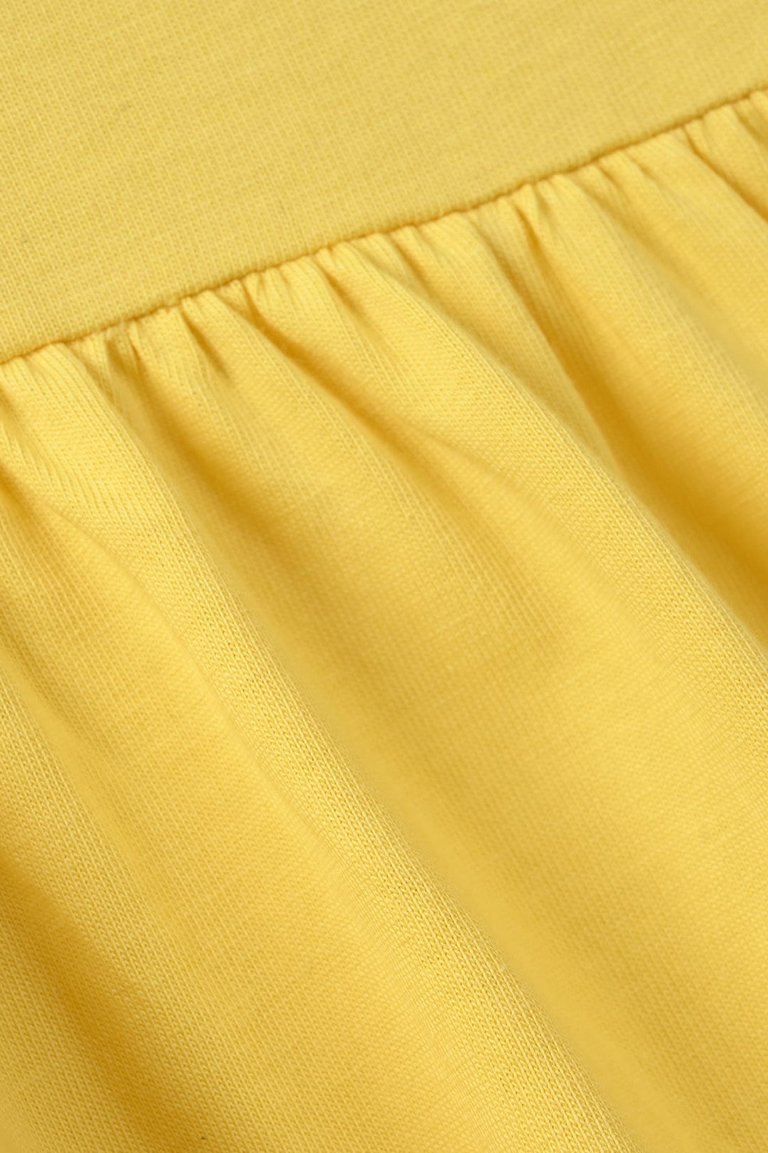 Infant Girls Jersey/Terry Knitted Frock Stitch-Lemon.Drop