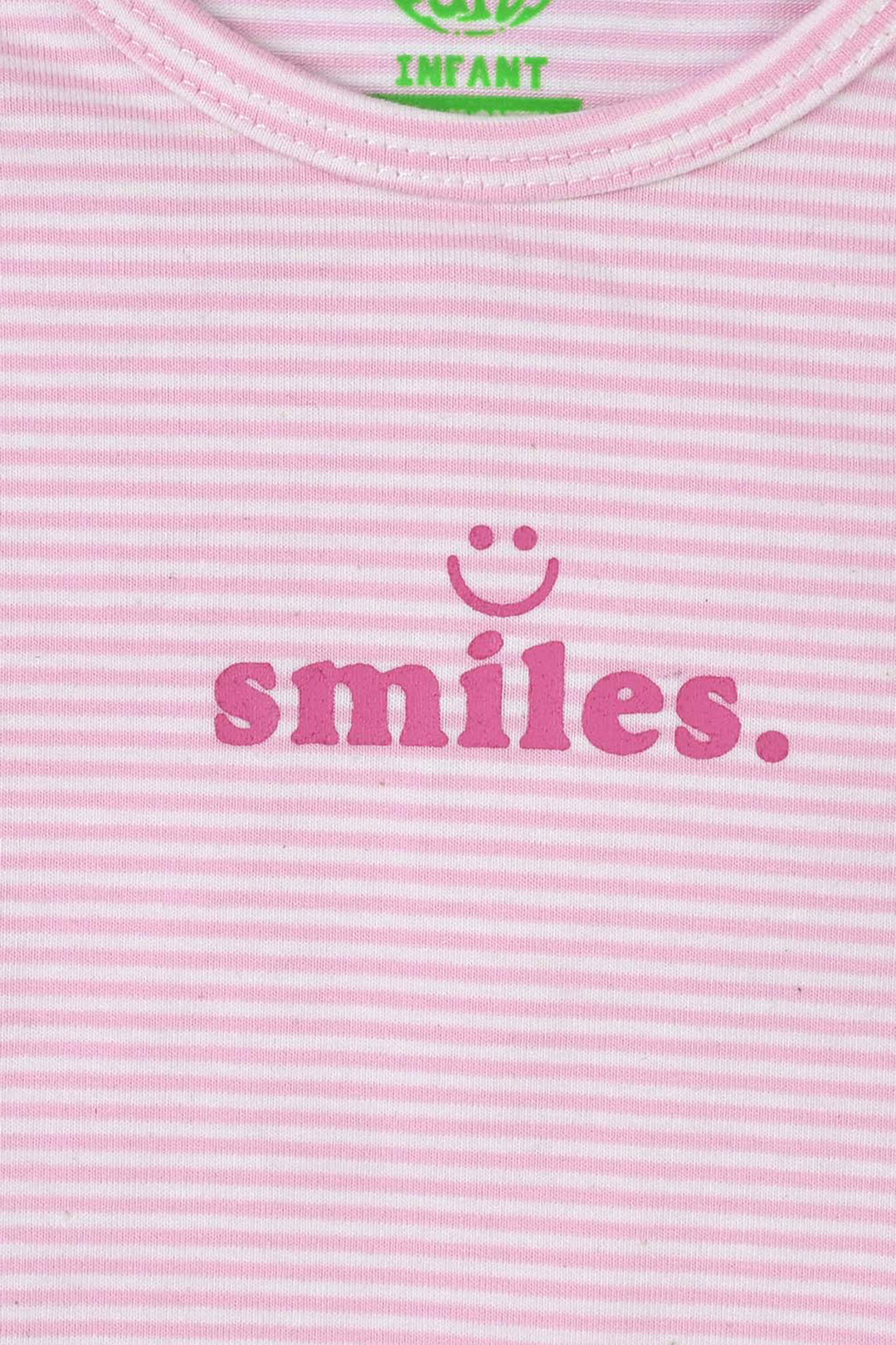 Infant Unisex Basic Romper - Pink Yarn Dyed