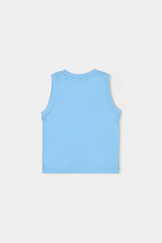 Infant Boys Jersey/Terry Sando (Splashin) - Blue