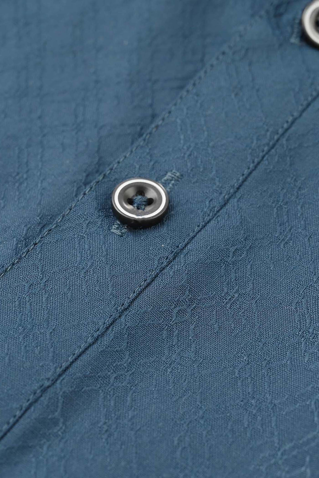 Infant Boys Poly Viscose Basic Kurta (Jacquard) - Teal Green