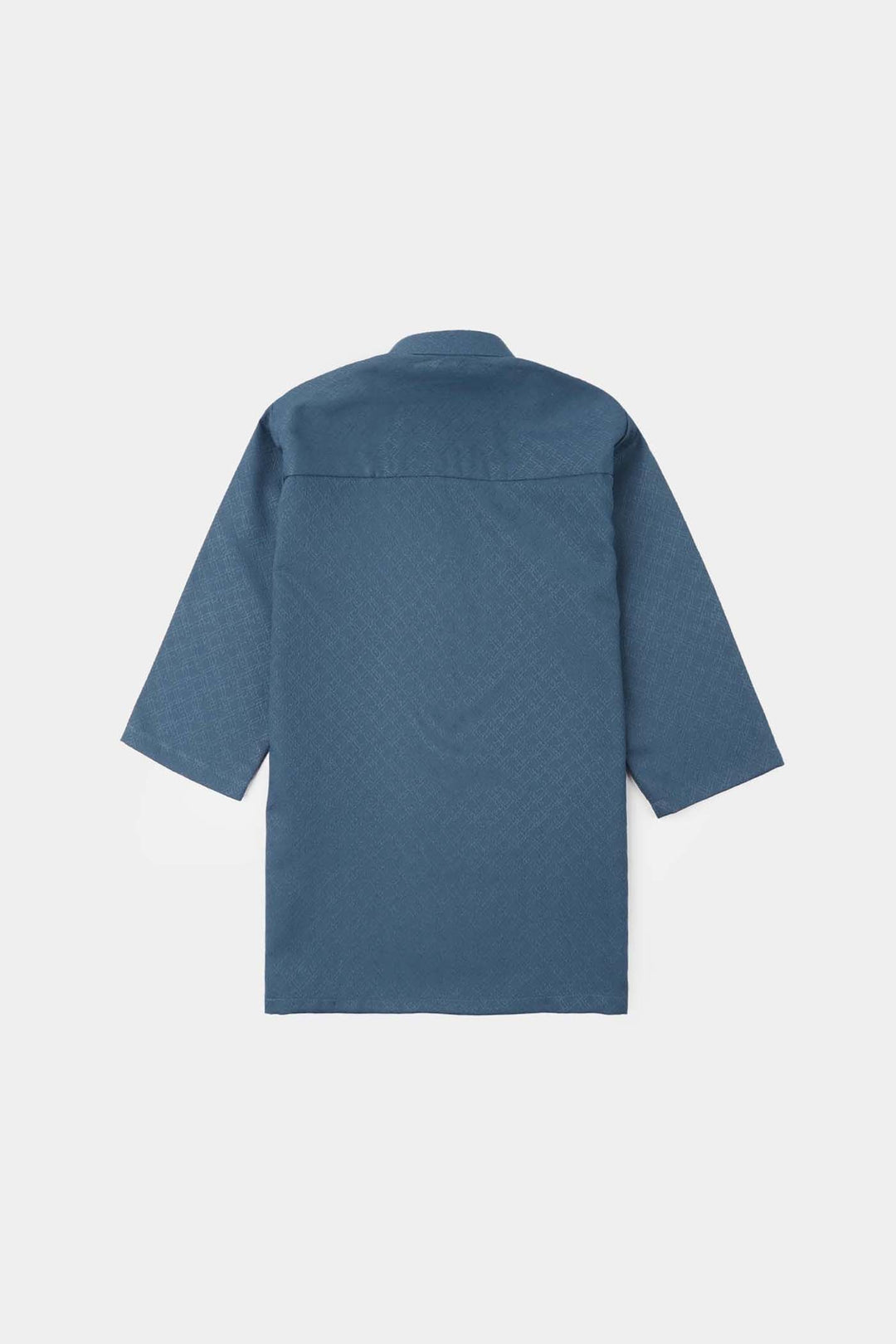 Infant Boys Poly Viscose Basic Kurta (Jacquard) - Teal Green