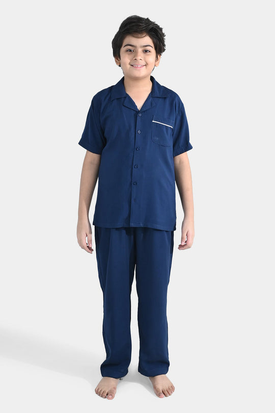 Boys Viscose Nightwear (Basic) - Blue