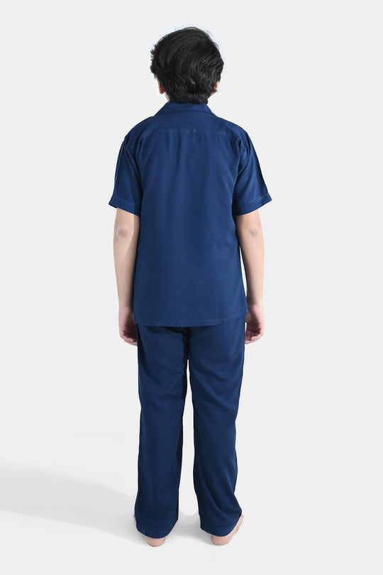 Boys Viscose Nightwear (Basic) - Blue