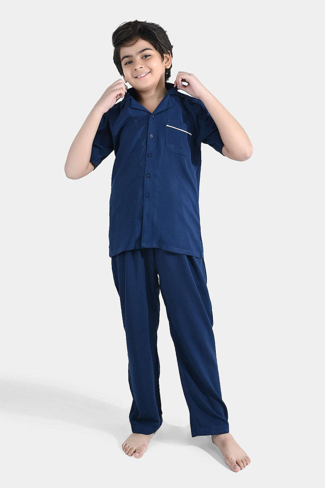 Boys Viscose Nightwear (Basic) - Blue