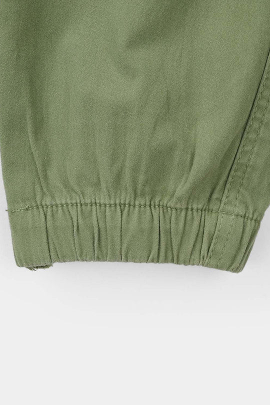 Boys Cotton Twill Pant (Enjoy It)- Green