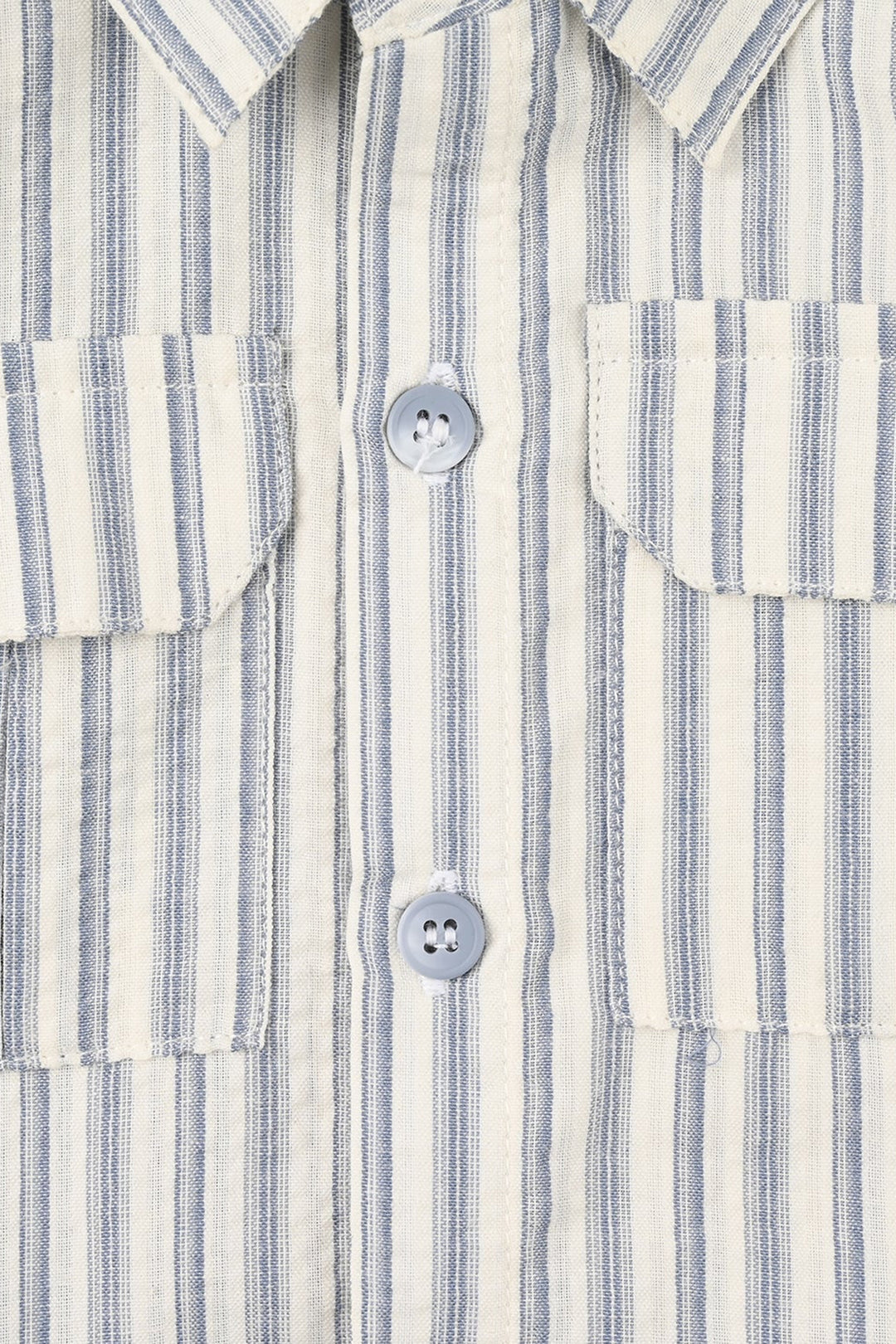 Infant Boys Cotton Romper Ocean Waves - Off White/Grey
