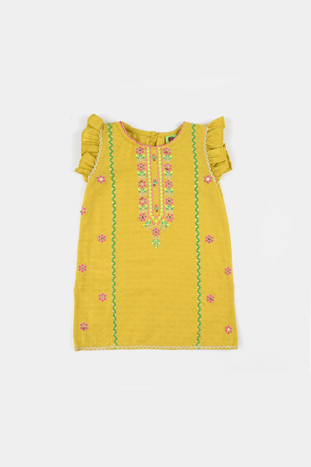 Infant Girls Jacquard 2Pcs - Olive