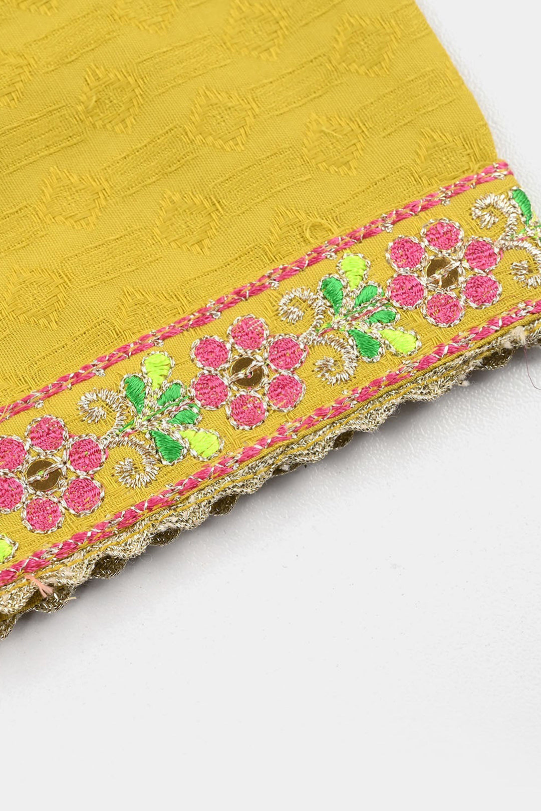 Infant Girls Jacquard 2Pcs - Olive