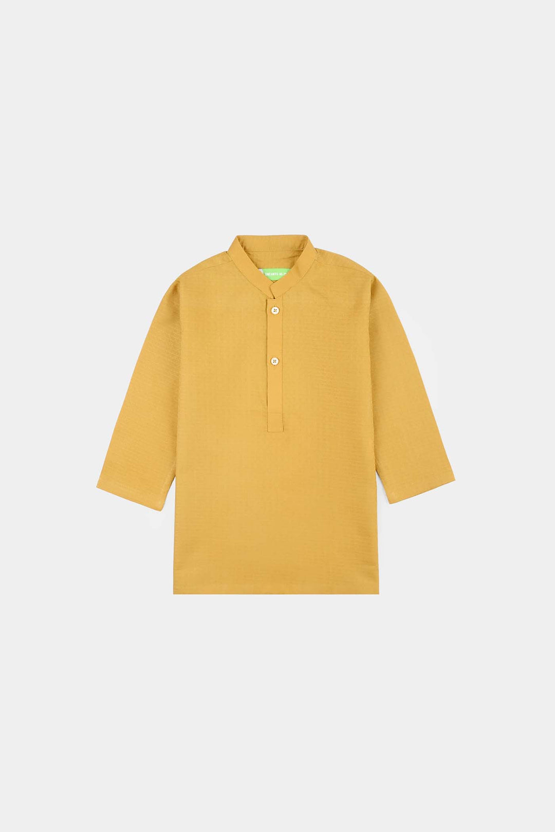 Infant Boys Kurta Pajama (Honey Mustard) - Yellow