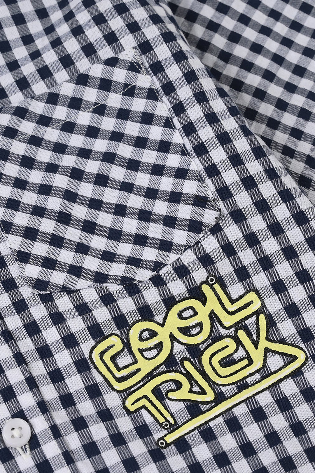 Boys Yarn Dyed Shirt (Cool Tricks) - Black