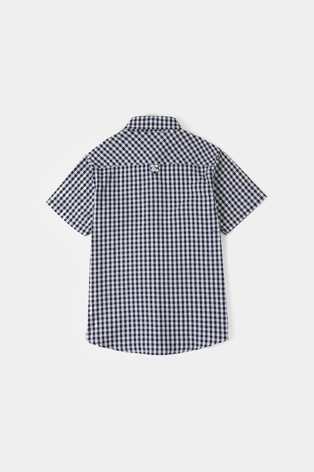 Boys Yarn Dyed Shirt (Cool Tricks) - Black