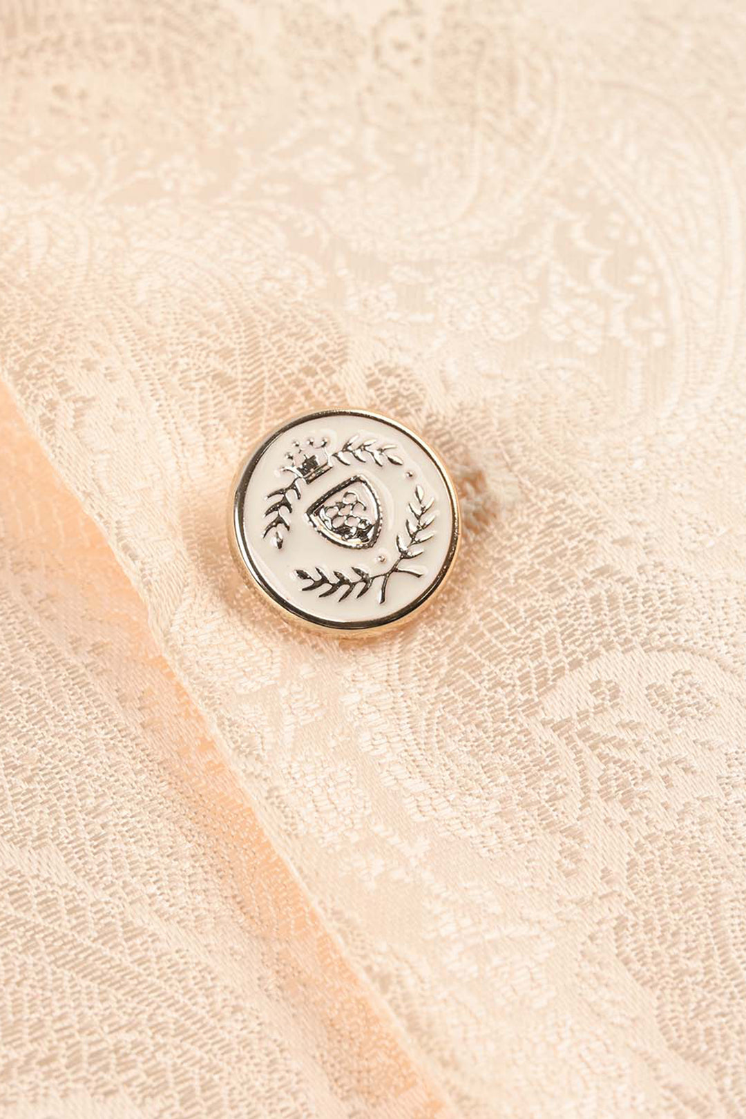 Infant Poly Viscose Boys Waist Coat - Off White