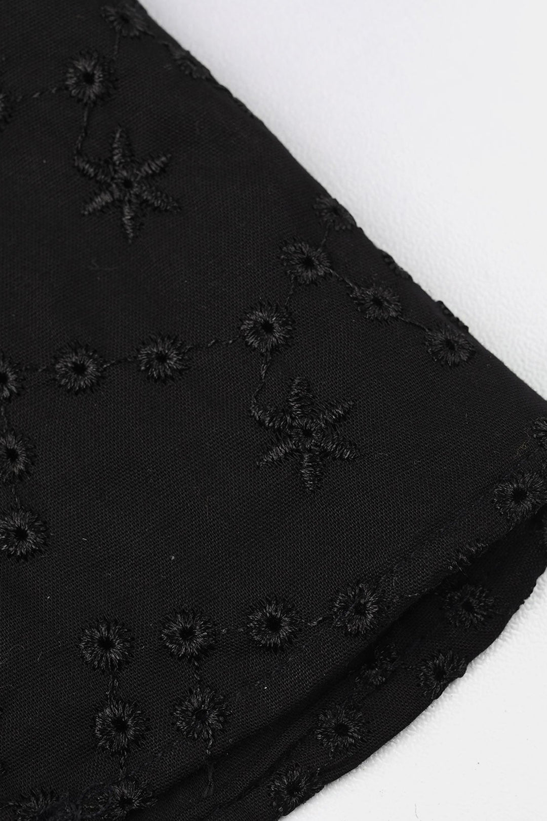 Girls Chicken Kari Embroidered Top (Bear) - Black