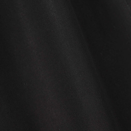 Girls Cotton Pants (Scallops) – Black