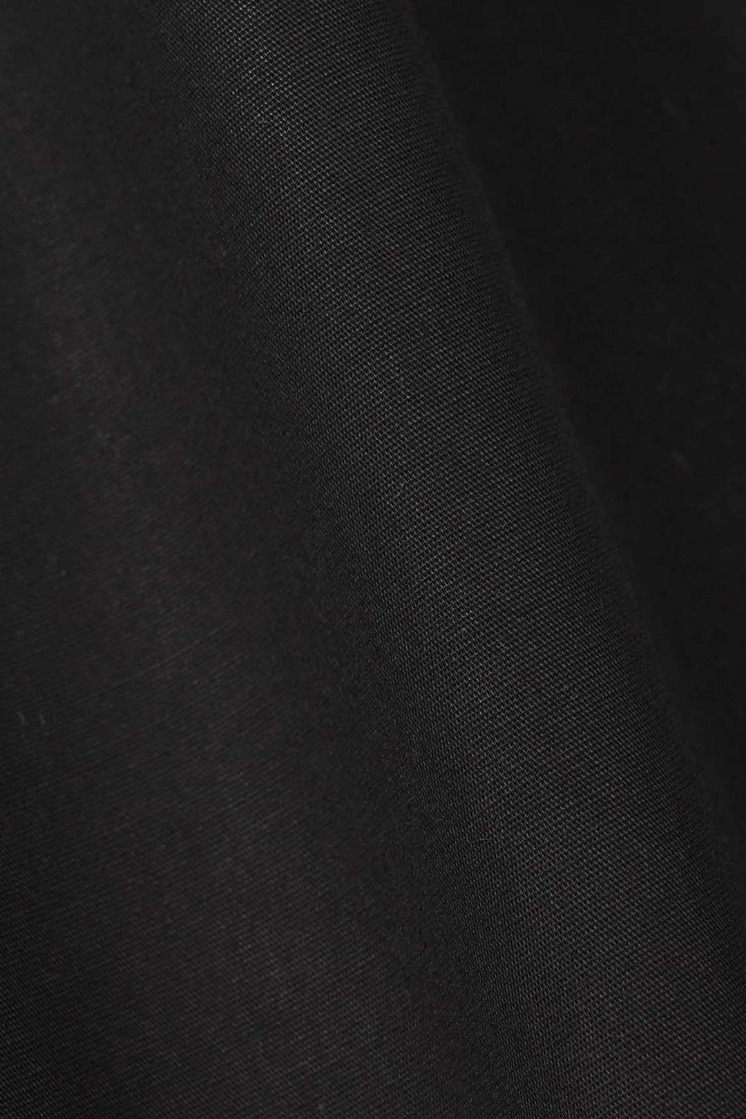 Girls Cotton Pants (Scallops) – Black