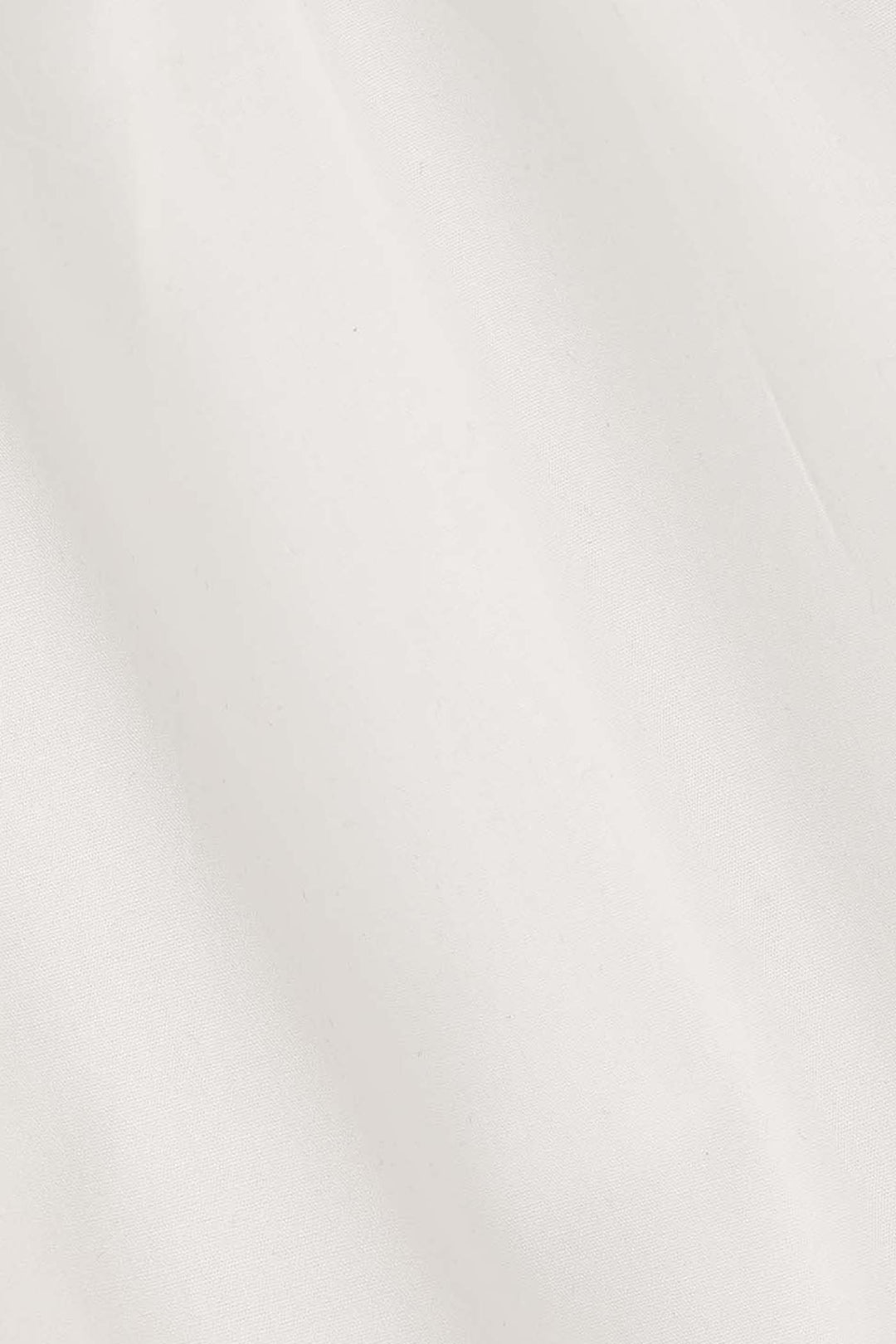 Girls Cotton Pants Scallops - White