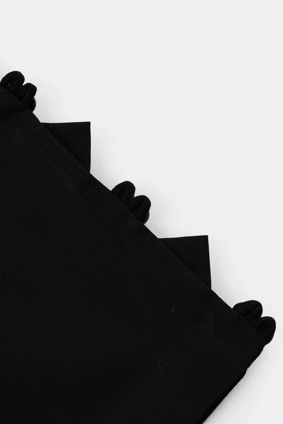 Girls Cotton Pants (Triangle) – Black