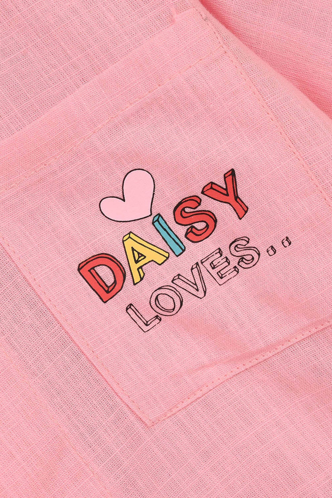 Girls Raw Silk Casual Top - Dusky Pink
