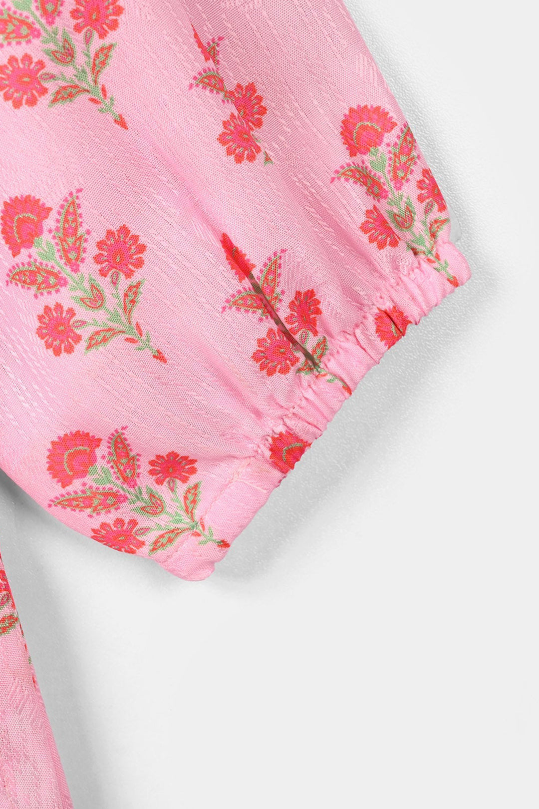 Girls Jacquard Printed 2Pcs Opal-PINK