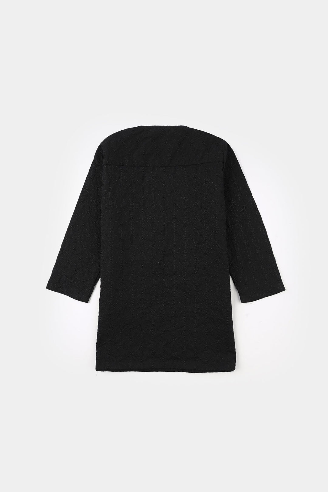 Infant Boys Cotton Kurta Pajama (Chicken Kari) - Black