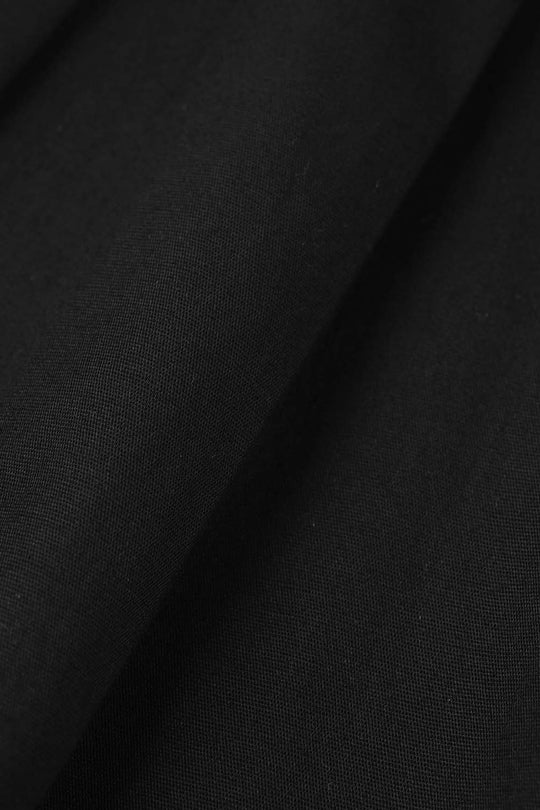 Girls Cotton Farshi Shalwar - Black